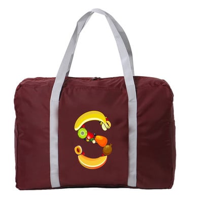 Sklopiva putna torba Ženska vodootporna prijenosna torba za pohranu Unisex torba velikog kapaciteta Serija voćnih pisama Dodaci za putovanja