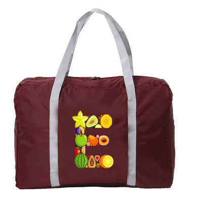 Sklopiva putna torba Ženska vodootporna prijenosna torba za pohranu Unisex torba velikog kapaciteta Serija voćnih pisama Dodaci za putovanja