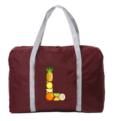 Sklopiva putna torba Ženska vodootporna prijenosna torba za pohranu Unisex torba velikog kapaciteta Serija voćnih pisama Dodaci za putovanja