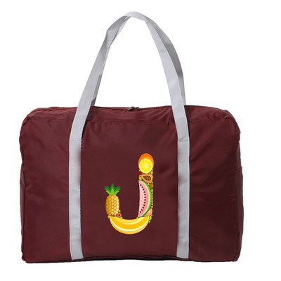 Sklopiva putna torba Ženska vodootporna prijenosna torba za pohranu Unisex torba velikog kapaciteta Serija voćnih pisama Dodaci za putovanja