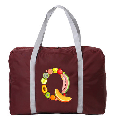 Sklopiva putna torba Ženska vodootporna prijenosna torba za pohranu Unisex torba velikog kapaciteta Serija voćnih pisama Dodaci za putovanja