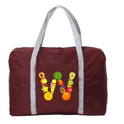 Sklopiva putna torba Ženska vodootporna prijenosna torba za pohranu Unisex torba velikog kapaciteta Serija voćnih pisama Dodaci za putovanja