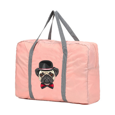 Sklopive putne torbe Ručne torbe Organizator za odjeću velikog kapaciteta Unisex Razvrstavanje prtljage Ženska torba s ispisom pasa