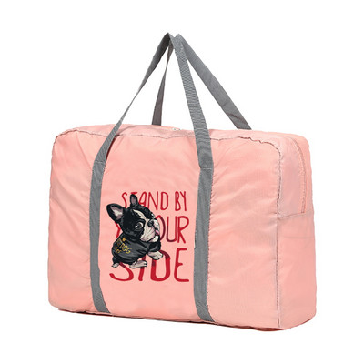 Sklopive putne torbe Ručne torbe Organizator za odjeću velikog kapaciteta Unisex Razvrstavanje prtljage Ženska torba s ispisom pasa