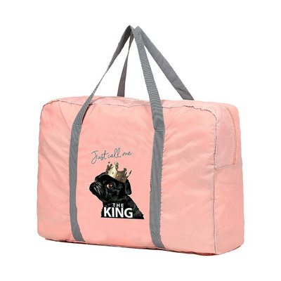 Sklopive putne torbe Ručne torbe Organizator za odjeću velikog kapaciteta Unisex Razvrstavanje prtljage Ženska torba s ispisom pasa