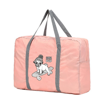 Sklopive putne torbe Ručne torbe Organizator za odjeću velikog kapaciteta Unisex Razvrstavanje prtljage Ženska torba s ispisom pasa