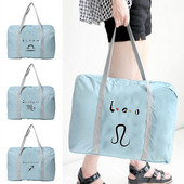 Sklopiva torba za razvrstavanje odjeće Organizator za pohranu prtljage Sklopiva torba Torbe za kupnju Torba za rame Constellation print Travel Duffle