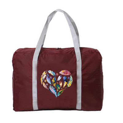 New Love Series Printed Putna torba Unisex sklopivi organizatori za ručne torbe Prenosna torba za prtljagu velikog kapaciteta Vodootporni dodaci