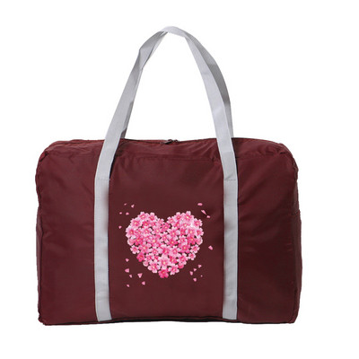 New Love Series Printed Putna torba Unisex sklopivi organizatori za ručne torbe Prenosna torba za prtljagu velikog kapaciteta Vodootporni dodaci