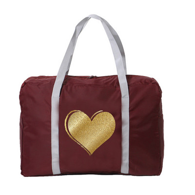 New Love Series Printed Putna torba Unisex sklopivi organizatori za ručne torbe Prenosna torba za prtljagu velikog kapaciteta Vodootporni dodaci