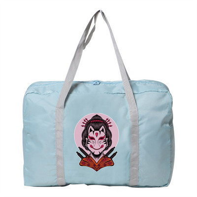 Putna torba velikog kapaciteta za dame Muškarci Ručna prtljaga Tote Vikend organizator Skladištenje odjeće Sklopive najlonske ženske torbe Serija maski