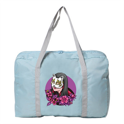 Putna torba velikog kapaciteta za dame Muškarci Ručna prtljaga Tote Vikend organizator Skladištenje odjeće Sklopive najlonske ženske torbe Serija maski