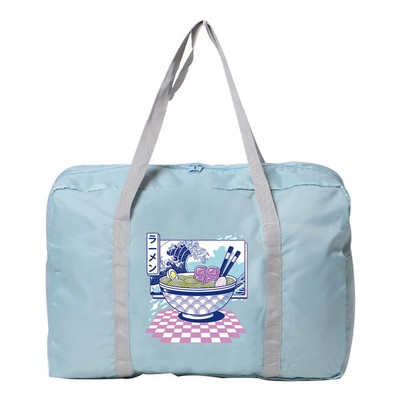 Sklopiva putna torba Unisex Torbe velikog kapaciteta Prtljaga Ženske vodootporne ručne torbe Serija valova Print Ručne torbe za pohranu odjeće