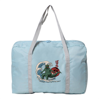 Sklopiva putna torba Unisex Torbe velikog kapaciteta Prtljaga Ženske vodootporne ručne torbe Serija valova Print Ručne torbe za pohranu odjeće