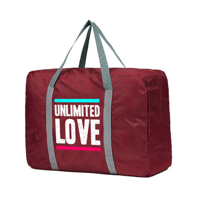 Sklopive putne torbe Phrase Series Print Tote torba za putnu prtljagu za žene Veliki kapacitet Višenamjenska ručna torba za pohranu