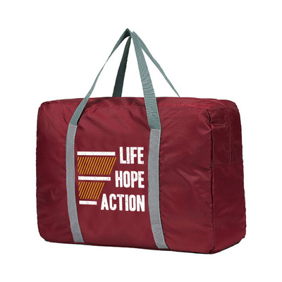 Sklopive putne torbe Phrase Series Print Tote torba za putnu prtljagu za žene Veliki kapacitet Višenamjenska ručna torba za pohranu