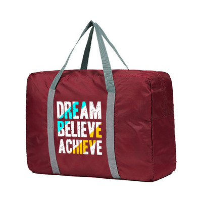 Sklopive putne torbe Phrase Series Print Tote torba za putnu prtljagu za žene Veliki kapacitet Višenamjenska ručna torba za pohranu