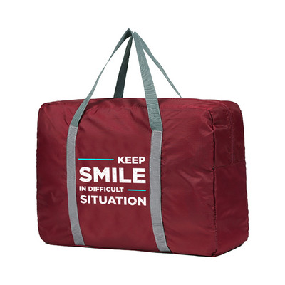 Sklopive putne torbe Phrase Series Print Tote torba za putnu prtljagu za žene Veliki kapacitet Višenamjenska ručna torba za pohranu