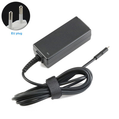 45 W Praktično napajanje Punjač za prijenosna računala Izdržljivi ABS US EU utikač USB C Brzi kućni ured Višestruka zaštita Prikladno za Chromebook X360