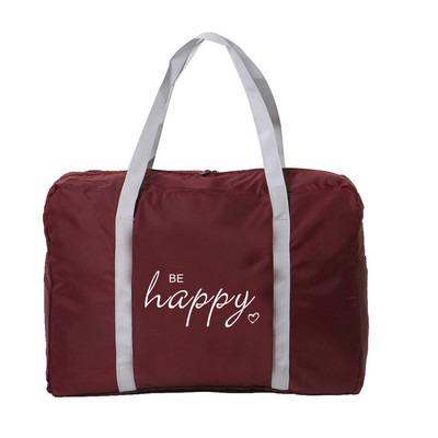 Sklopiva putna torba Ženska vodootporna prijenosna torba za pohranu Unisex torba velikog kapaciteta HandleBag s tekstualnim uzorkom Dodaci za putovanja