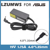 19V 1.75A 33W 4.0*1.35mm AC klēpjdatora lādētāja strāvas adapteris ASUS ADP-33AW S200E X202E X201E Q200 S200L S220 X453M
