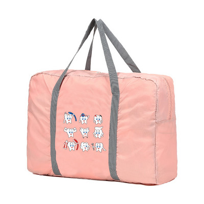 Sklopive putne torbe Ručne torbe Organizator za odjeću velikog kapaciteta Unisex Razvrstavanje prtljage Ženska torbica s motivom zuba Duffle Bag