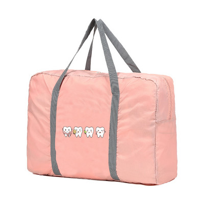 Sklopive putne torbe Ručne torbe Organizator za odjeću velikog kapaciteta Unisex Razvrstavanje prtljage Ženska torbica s motivom zuba Duffle Bag