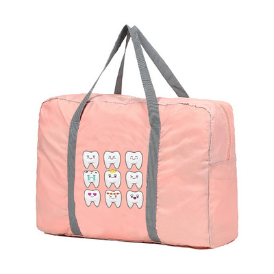 Sklopive putne torbe Ručne torbe Organizator za odjeću velikog kapaciteta Unisex Razvrstavanje prtljage Ženska torbica s motivom zuba Duffle Bag