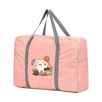 Sklopive putne torbe Ručne torbe Organizator za odjeću velikog kapaciteta Unisex Razvrstavanje prtljage Ženska torbica s motivom zuba Duffle Bag