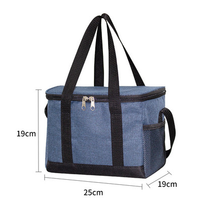 Φορητές γυναικείες αντρικές τσάντες αδιάβροχη μονωμένη τσάντα Κουτί ψυγείου Τετράγωνο φερμουάρ Travel Tote Πικ-νικ ώμου