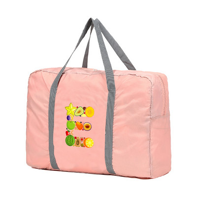 Sklopive putne torbe Ručne torbe Organizator za odjeću velikog kapaciteta Unisex Razvrstavanje prtljage Ženska sportska torba s ispisom slova i voća