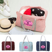 Unisex sklopive torbe za putni pribor Ručna torba Ženska torba za kampiranje Torba za pohranu prtljage Uzorak za usta Prijenosna vodootporna torbica