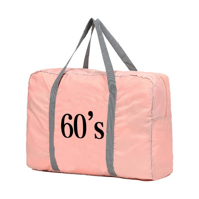 Sklopive putne torbe Ručne torbe Organizator za odjeću velikog kapaciteta Razvrstavanje prtljage Ženska torba za godine s printom