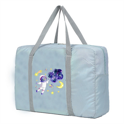 Τσάντα ταξιδιού μεγάλης χωρητικότητας Unisex Organizers Πτυσσόμενες τσάντες αποσκευών Τσάντες αποθήκευσης ρούχων Duffle Carry on Bags Σειρά Astronaut