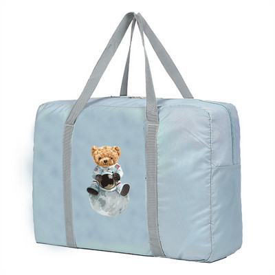 Τσάντα ταξιδιού μεγάλης χωρητικότητας Unisex Organizers Πτυσσόμενες τσάντες αποσκευών Τσάντες αποθήκευσης ρούχων Duffle Carry on Bags Σειρά Astronaut