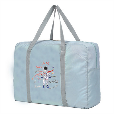 Τσάντα ταξιδιού μεγάλης χωρητικότητας Unisex Organizers Πτυσσόμενες τσάντες αποσκευών Τσάντες αποθήκευσης ρούχων Duffle Carry on Bags Σειρά Astronaut