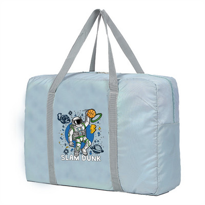 Τσάντα ταξιδιού μεγάλης χωρητικότητας Unisex Organizers Πτυσσόμενες τσάντες αποσκευών Τσάντες αποθήκευσης ρούχων Duffle Carry on Bags Σειρά Astronaut