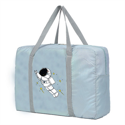 Τσάντα ταξιδιού μεγάλης χωρητικότητας Unisex Organizers Πτυσσόμενες τσάντες αποσκευών Τσάντες αποθήκευσης ρούχων Duffle Carry on Bags Σειρά Astronaut