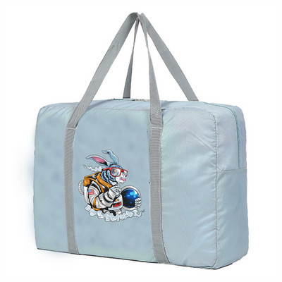 Τσάντα ταξιδιού μεγάλης χωρητικότητας Unisex Organizers Πτυσσόμενες τσάντες αποσκευών Τσάντες αποθήκευσης ρούχων Duffle Carry on Bags Σειρά Astronaut