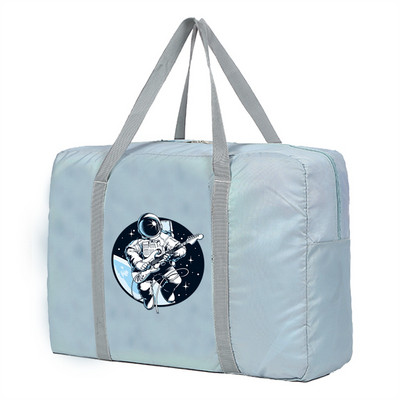 Τσάντα ταξιδιού μεγάλης χωρητικότητας Unisex Organizers Πτυσσόμενες τσάντες αποσκευών Τσάντες αποθήκευσης ρούχων Duffle Carry on Bags Σειρά Astronaut