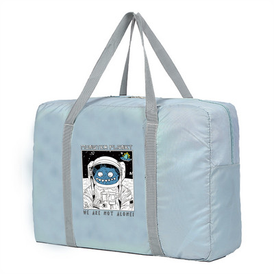 Τσάντα ταξιδιού μεγάλης χωρητικότητας Unisex Organizers Πτυσσόμενες τσάντες αποσκευών Τσάντες αποθήκευσης ρούχων Duffle Carry on Bags Σειρά Astronaut