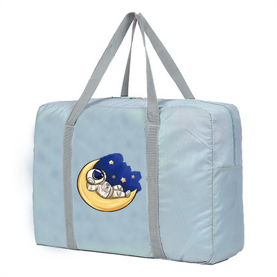 Τσάντα ταξιδιού μεγάλης χωρητικότητας Unisex Organizers Πτυσσόμενες τσάντες αποσκευών Τσάντες αποθήκευσης ρούχων Duffle Carry on Bags Σειρά Astronaut