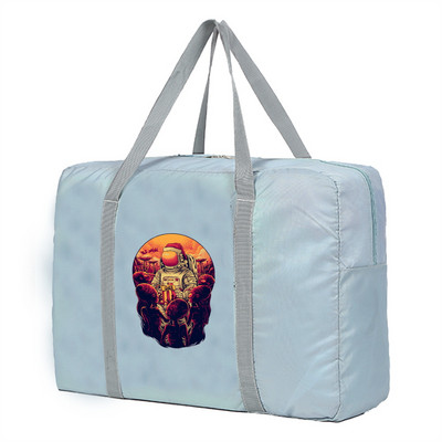 Τσάντα ταξιδιού μεγάλης χωρητικότητας Unisex Organizers Πτυσσόμενες τσάντες αποσκευών Τσάντες αποθήκευσης ρούχων Duffle Carry on Bags Σειρά Astronaut