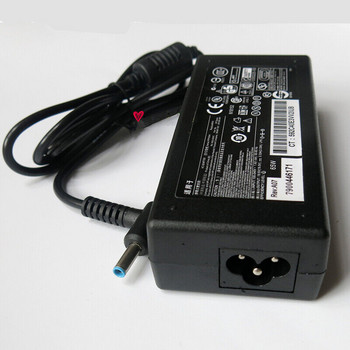 За зарядно устройство за лаптоп HP AC захранващ адаптер син накрайник 740015-002 65W 3.33a 19.5V
