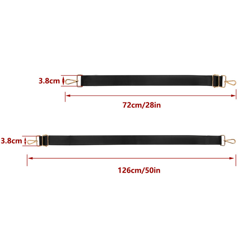 Dugi remen za torbu na rame Jednobojni široki zamjenski remen za torbe Najlonski ženski dodaci za kurir Remeni za torbe