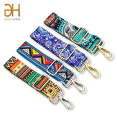 Curea de umăr din țesătură colorată pentru femei Accesorii pentru geantă pentru doamnă Curea de nailon pentru umăr lat, ajustabil, detașabil