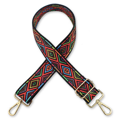 Curea de umăr din țesătură colorată pentru femei Accesorii pentru geantă pentru doamnă Curea de nailon pentru umăr lat, ajustabil, detașabil