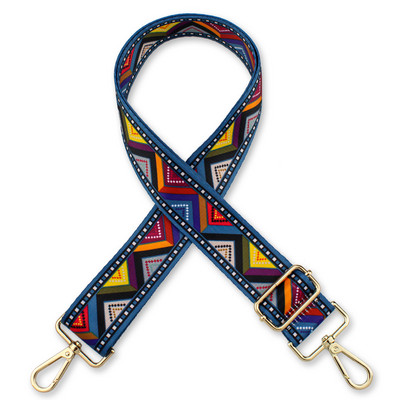 Curea de umăr din țesătură colorată pentru femei Accesorii pentru geantă pentru doamnă Curea de nailon pentru umăr lat, ajustabil, detașabil