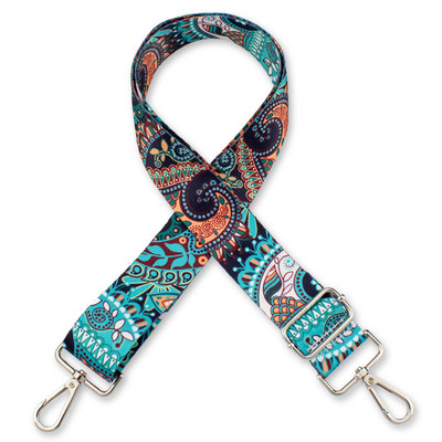 Curea de umăr din țesătură colorată pentru femei Accesorii pentru geantă pentru doamnă Curea de nailon pentru umăr lat, ajustabil, detașabil