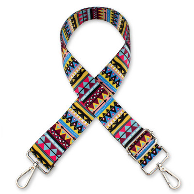 Curea de umăr din țesătură colorată pentru femei Accesorii pentru geantă pentru doamnă Curea de nailon pentru umăr lat, ajustabil, detașabil